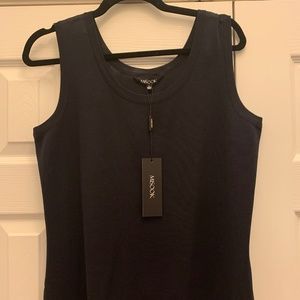 Misook Navy Tank Size Large
